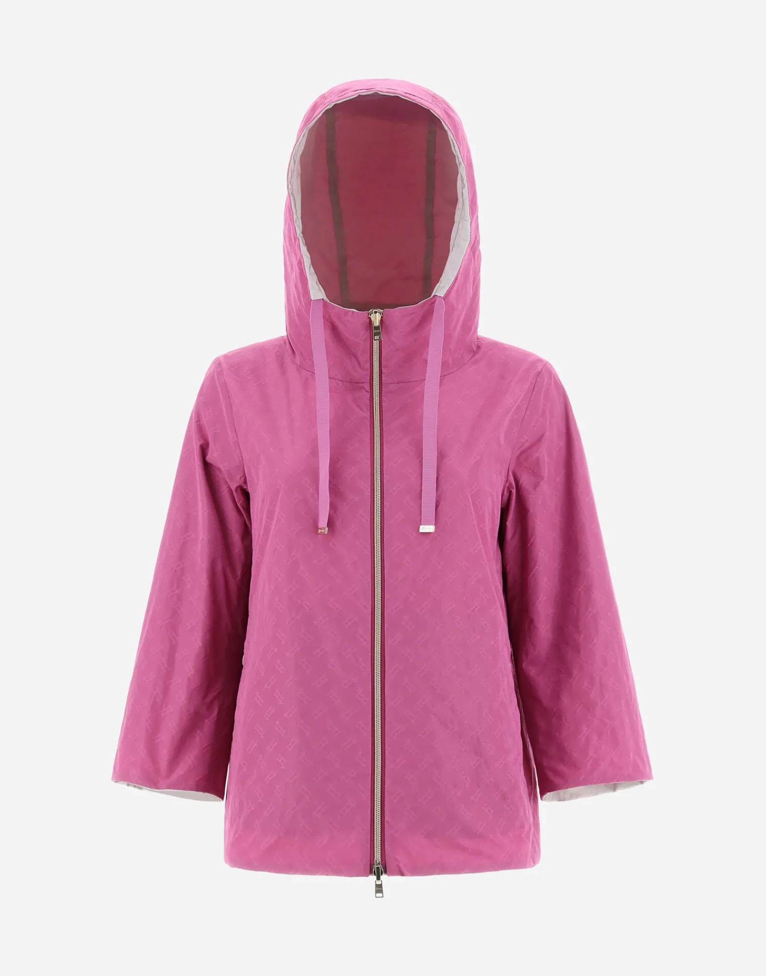 Herno Capes-Wendbares Cape Aus Monogram Taft