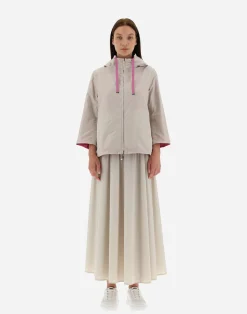 Herno Capes-Wendbares Cape Aus Monogram Taft