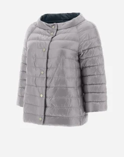 Herno Kurze Daunenjacken-Wendbares Cape Aus Nylon Ultralight