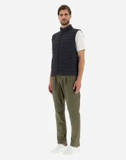 Herno Kurze Daunenjacken-Weste Aus Nuage Mit Details Aus Monogram