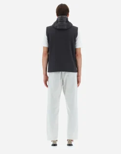 Herno Kurze Daunenjacken-Weste Aus Nylon Ultralight & Fleece