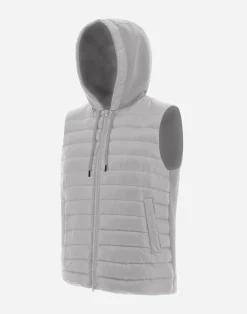 Herno Kurze Daunenjacken-Weste Aus Nylon Ultralight & Fleece