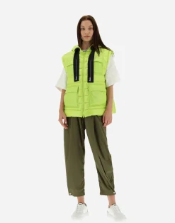 Herno Lange Daunenjacken-Weste Aus Nylon Ultralight